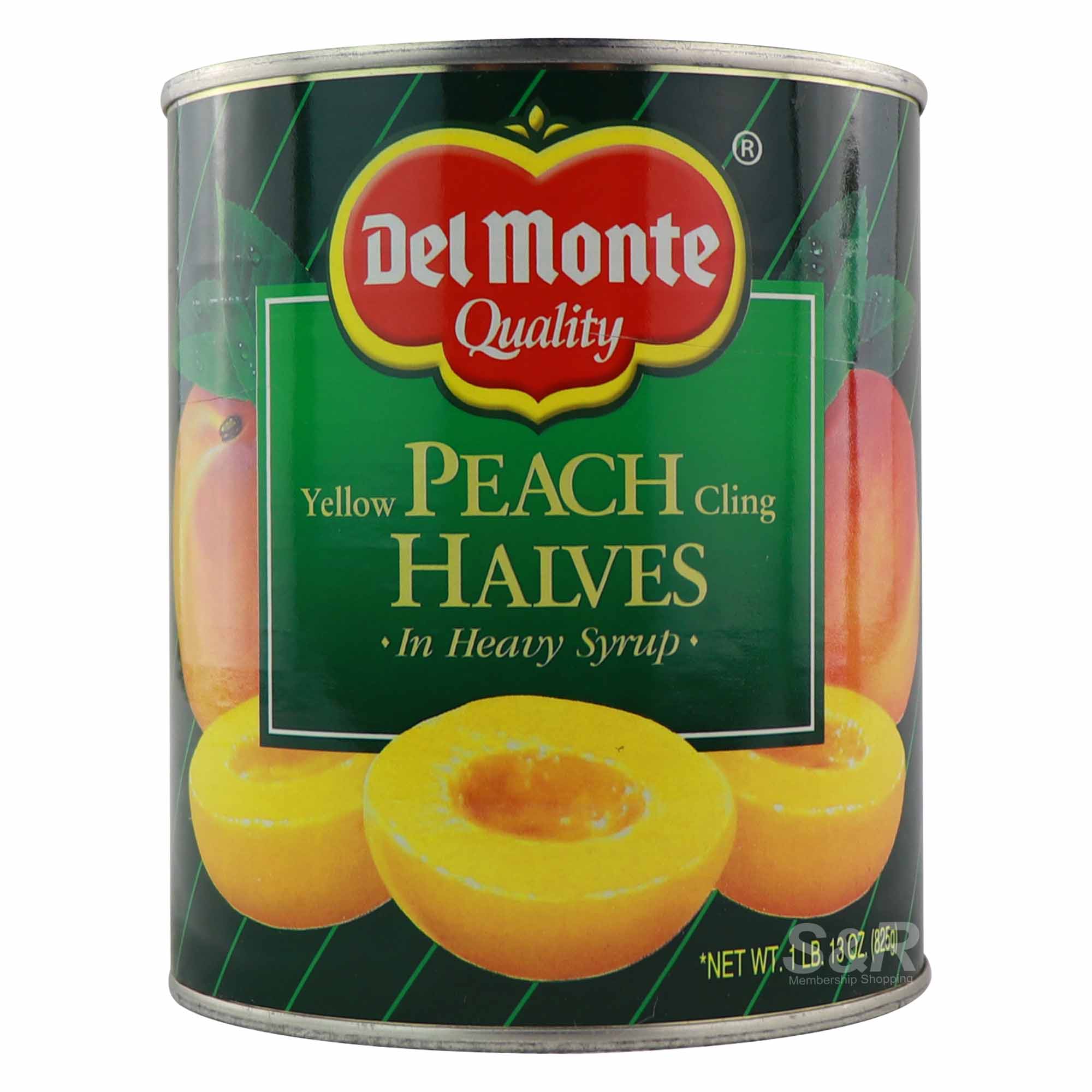 Del Monte Yellow Cling Peach Halves in Heavy Syrup 825g Del Monte Yellow Cling Peach Halves in Heavy Syrup 825g